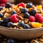 Granola with Mixed Berries