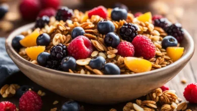 Granola with Mixed Berries