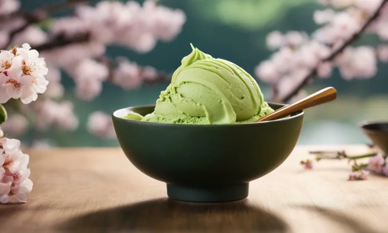 Japanese Matcha Green Tea Ice Cream